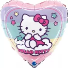 Hello Kitty Rainbow fólia lufi 46 cm