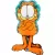 Garfield Smile fólia lufi 76 cm