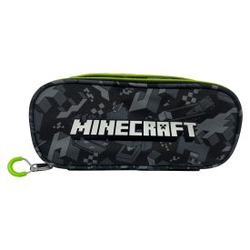 Minecraft Camo Terra 2 rekeszes tolltartó 23,5 cm