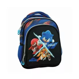 Sonic a sündisznó Brawn hátizsák, táska 31 cm