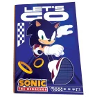 Sonic a sündisznó Let's Go B/5 vonalas füzet 40 lapos