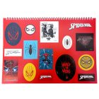 Pókember World of Webs A/4 spirál vázlatfüzet 40 lapos matricával