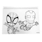 Pókember Spidey Web A/4 spirál vázlatfüzet 40 lapos matricával