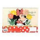 Disney Minnie Nomadic Spirit A/4 spirál vázlatfüzet 40 lapos matricával
