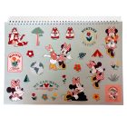 Disney Minnie Nomadic Spirit A/4 spirál vázlatfüzet 40 lapos matricával