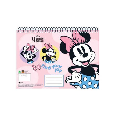 Disney Minnie Joy A/4 spirál vázlatfüzet 30 lapos