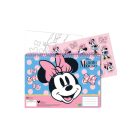 Disney Minnie Joy A/4 spirál vázlatfüzet 40 lapos matricával
