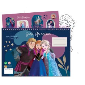   Disney Jégvarázs Lead A/4 spirál vázlatfüzet 40 lapos matricával