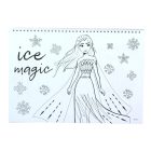 Disney Jégvarázs Heart A/4 spirál vázlatfüzet 40 lapos matricával