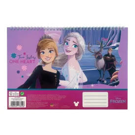  Disney Jégvarázs One Heart A/4 spirál vázlatfüzet, 30 lapos