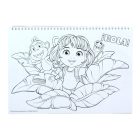 Dóra, a felfedező Jungle A/4 spirál vázlatfüzet 40 lapos matricával