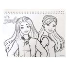 Barbie Paints A/4 spirál vázlatfüzet 40 lapos matricával