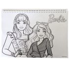 Barbie Paints A/4 spirál vázlatfüzet 40 lapos matricával