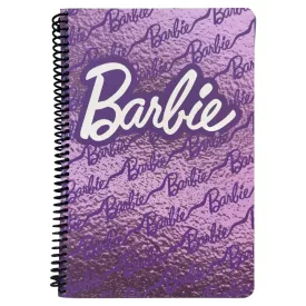 Barbie Purple B/5 vonalas spirál füzet 70 lapos