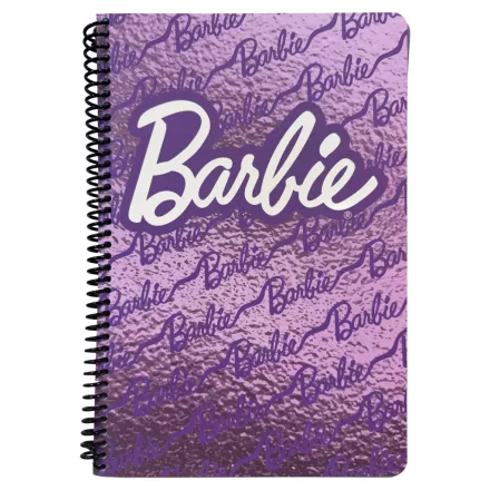 Barbie Purple B/5 vonalas spirál füzet 70 lapos
