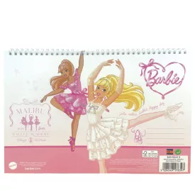 Barbie Ballerina A/4 spirál vázlatfüzet, 30 lapos