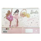 Barbie Ballerina A/4 spirál vázlatfüzet 40 lapos matricával