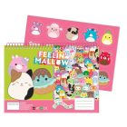 Squishmallows Feelin' A/4 spirál vázlatfüzet 40 lapos matricával