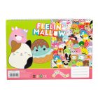 Squishmallows Feelin' A/4 spirál vázlatfüzet 40 lapos matricával