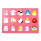 Squishmallows Feelin' A/4 spirál vázlatfüzet 40 lapos matricával