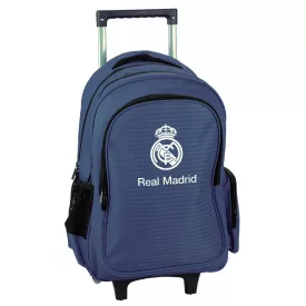 Real Madrid Blue gurulós iskolatáska, táska 46 cm