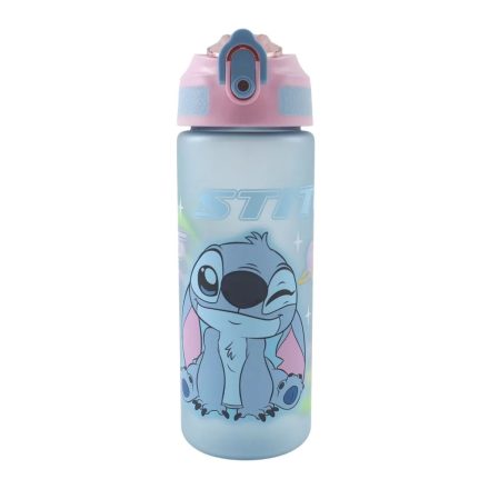 Disney Lilo és Stitch, A csillagkutya Alien 626 műanyag matt szívószálas kulacs 600 ml