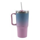 Disney Lilo és Stitch, A csillagkutya Alien 626 rozsdamentes acél thermo szívószálas kulacs 520 ml