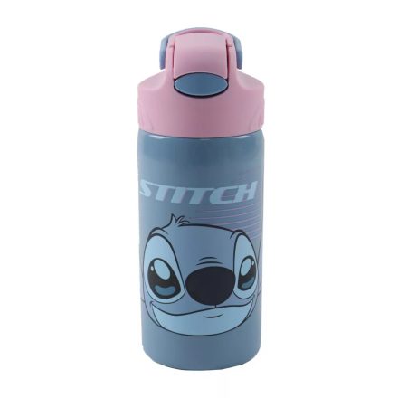 Disney Lilo és Stitch, a csillagkutya Alien 626 alumínium szívószálas kulacs akasztóval 500 ml