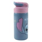 Disney Lilo és Stitch, a csillagkutya Alien 626 alumínium szívószálas kulacs akasztóval 500 ml