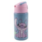 Disney Lilo és Stitch, a csillagkutya Aliens alumínium szívószálas kulacs akasztóval 500 ml