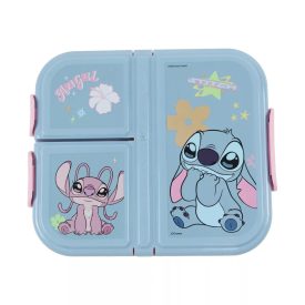   Disney Lilo és Stitch, a csillagkutya Alien 626 több rekeszes uzsonnás doboz, szendvicsdoboz