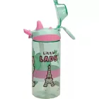 Disney Marie Little Lady műanyag szívószálas kulacs akasztóval 450 ml