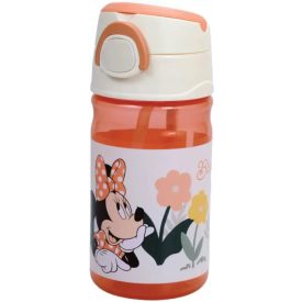 Disney Minnie Floral műanyag kulacs akasztóval 350 ml