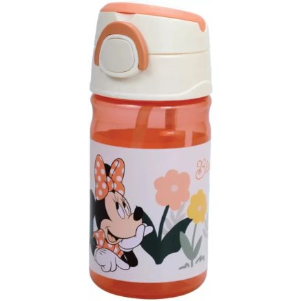 Disney Minnie Floral műanyag kulacs akasztóval 350 ml
