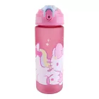 Hello Kitty Unicorn műanyag matt szívószálas kulacs 600 ml