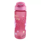 Hello Kitty Unicorn műanyag matt szívószálas kulacs 600 ml