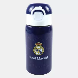 Real Madrid Blue alumínium szívószálas kulacs 500 ml
