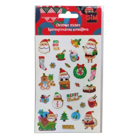 Karácsonyi Ho Ho Ho Epoxy matrica