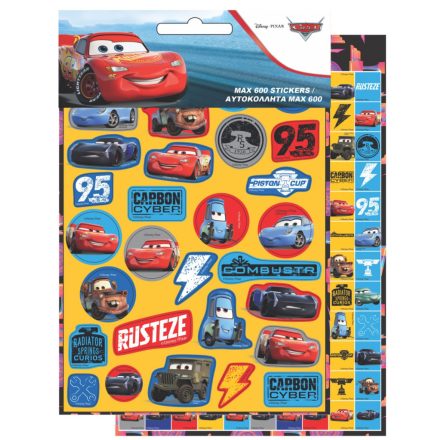 Disney Verdák Adventure 600 darabos matrica szett