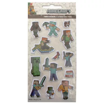 Minecraft Adventures pufi szivacs matrica szett