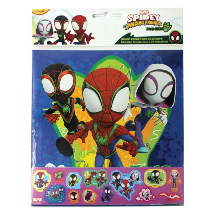 Pókember Spidey Dino-Webs matricás album 50 db matricával
