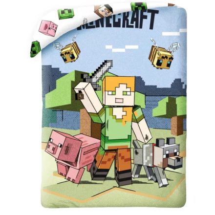 Minecraft Graphic paplanhuzat 140×200cm microfibre