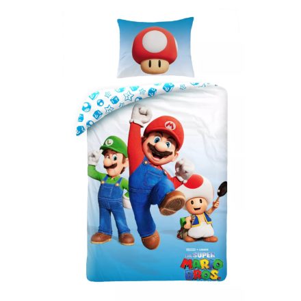 Super Mario Power-Up ágyneműhuzat 140×200cm, 70×90 cm microfibre