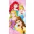 Disney Hercegnők Royal fürdőlepedő, strand törölköző 70x140cm