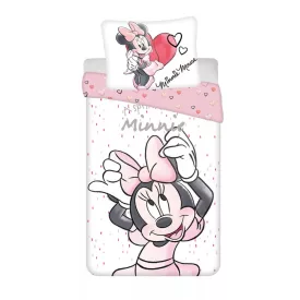 Disney Minnie White ágyneműhuzat 140×200cm, 70×90 cm