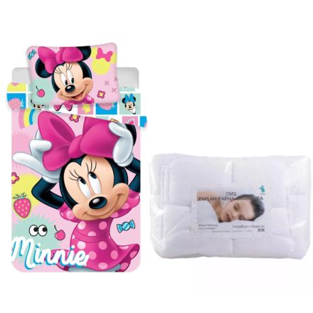 Disney Minnie Tidy ágynemű szett ovis 100x135cm, 40x60 cm 