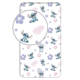  Disney Lilo és Stitch, A csillagkutya White gumis lepedő 90x200 cm