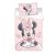 Disney Minnie Powder pink gyerek ágyneműhuzat 100×135 cm, 40×60 cm