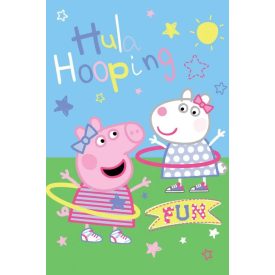 Peppa malac Hula Hooping polár takaró 100x150cm
