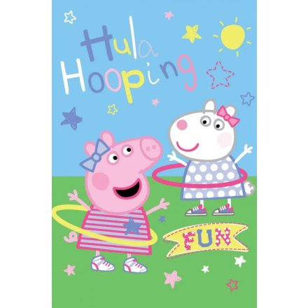 Peppa malac Hula Hooping polár takaró 100x150cm